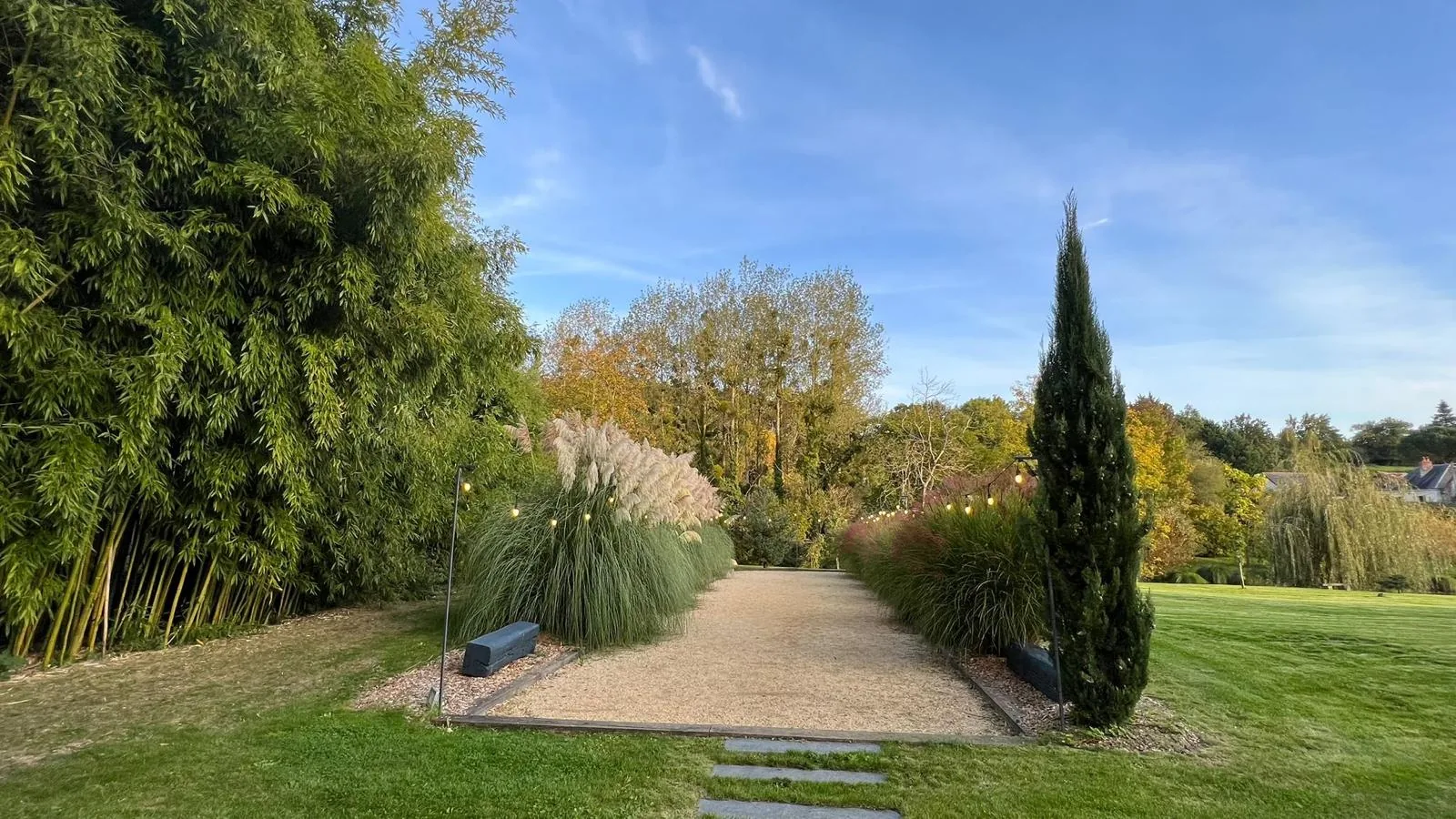 Le terrain de pétanque