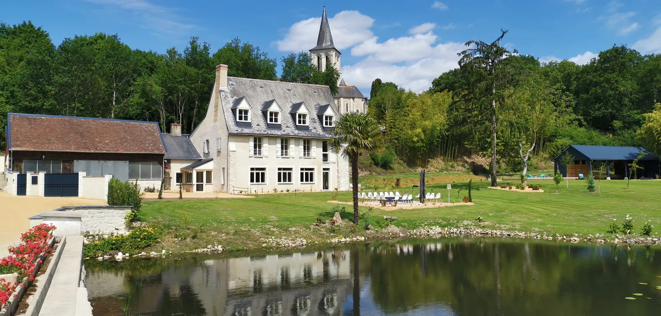 La maison au bord de la Riverolle, à Mouliherne